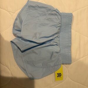 light blue all in motion shorts from target